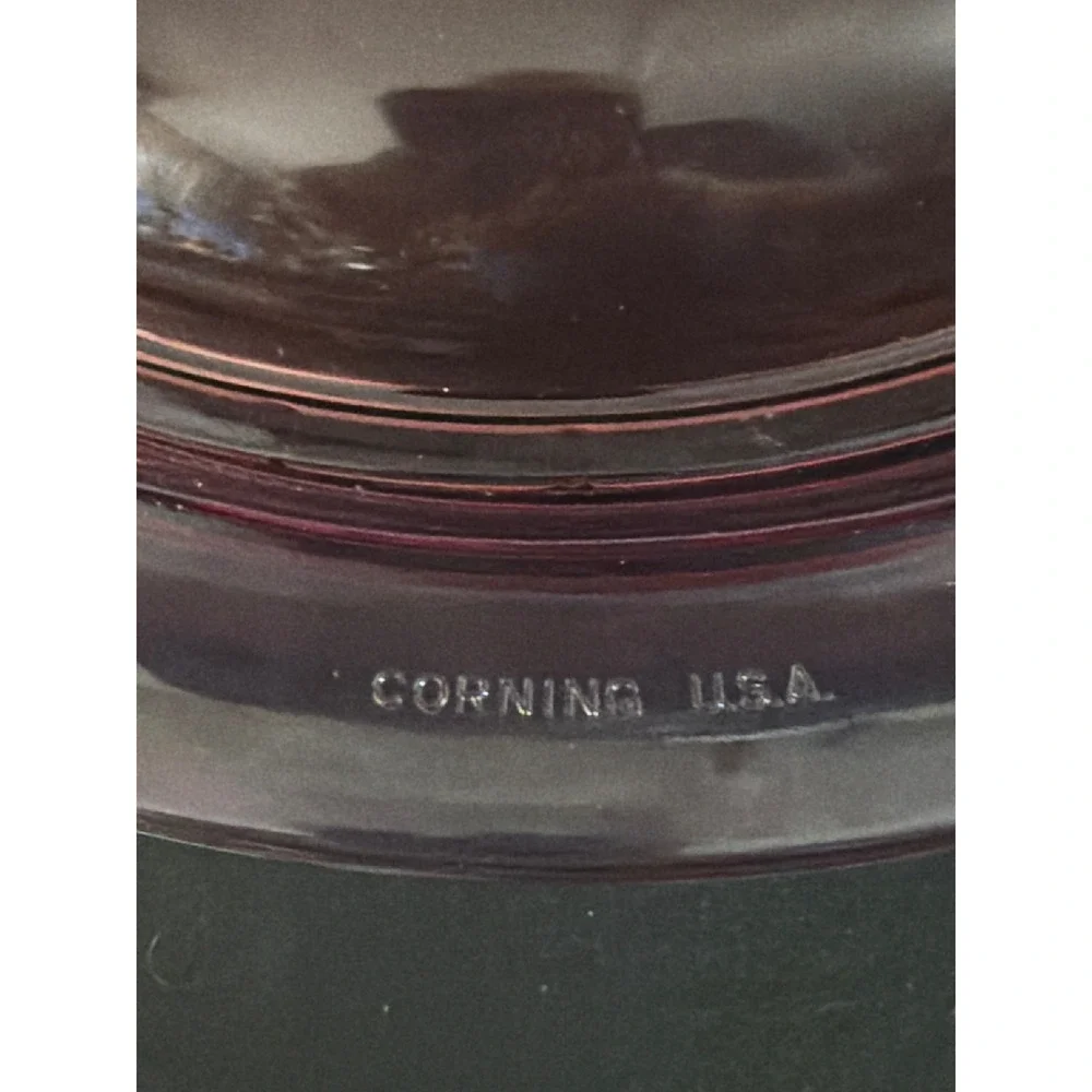 Corning Visions Dutch Oven 5L Cranberry Purple Good Glass Lid V-5-B USA